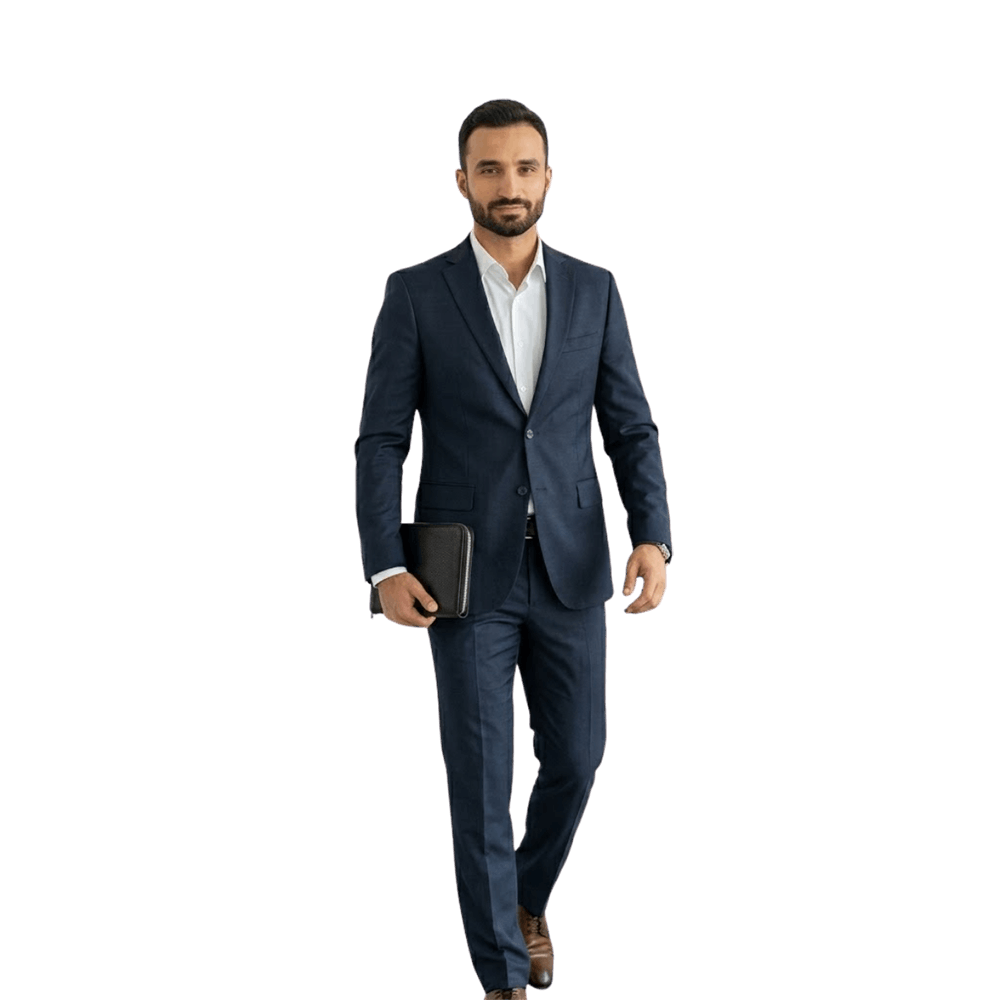 Charcoal Slim Suit Image